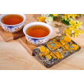 Chocolat Type PU Er thé à saveur de fleur dorée Chrysanthemum dans boîte de cadeau